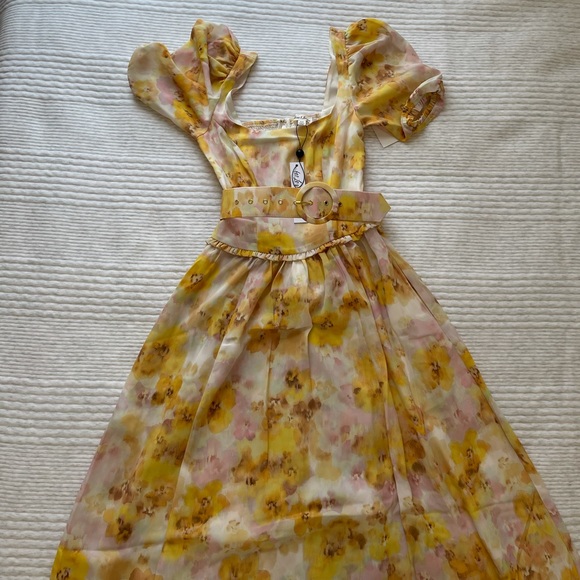 For Love & Lemons Zinna Midi Dress - Picture 2 of 9